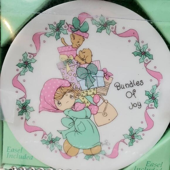 Precious Moments "Bundles of Joy" Mini plate In Box 1994 - Picture 4 of 4